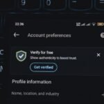 Tela de celular pedindo verificação de conta, como na verificação de identidade da casa de apostas